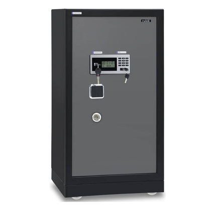 Rubik X-Large Executive Digital Safe Box RB100XTD – Triple Security Lock, Ultra Large Capacity, Heavy-Duty Steel, 100×54×44cm, Black/Grey