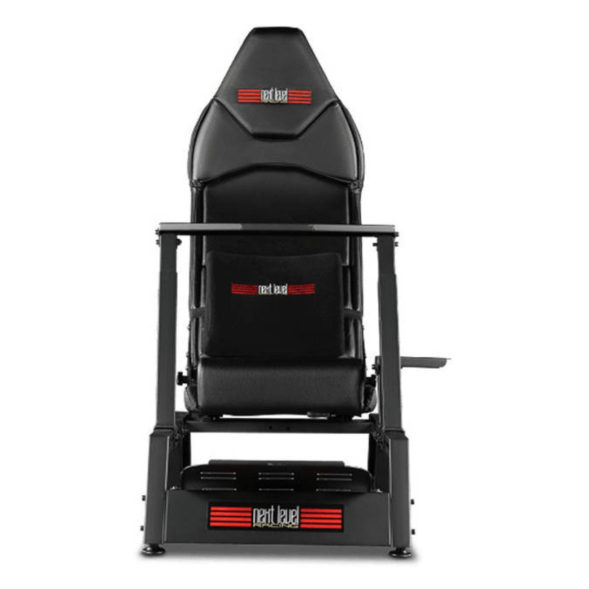Next Level Racing F-GT Simulator Cockpit Gaming Chair – Dual Position Formula &amp; GT Racing Cockpit, Fully Adjustable, Seat Slider, Gear Shifter Support &amp; Lumbar Support Cushion, Black (NLR-S010)