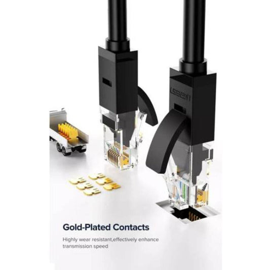 UGREEN 20165 Cat 6 U/UTP LAN Cable | 15m | 26AWG | CCA | Unshielded Twisted Pair | Black