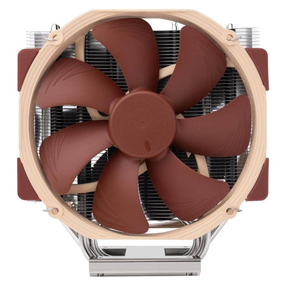 Noctua NH-U14S TR5-SP6 Premium CPU Cooler, 140mm Fan, AMD sTR5 & SP6 Compatible, 6 Heatpipes, 1500 RPM, 140.2 m³/h (82.52 CFM) Airflow, Brown | NH-U14S TR5-SP6
