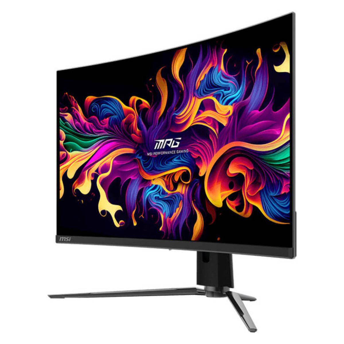 MSI MPG 321CURX QD-OLED Gaming Monitor | 32" 4K UHD QD-OLED Display | 240Hz Refresh Rate | 0.03ms Response Time | G-SYNC Compatible | Black | 9S6-3DD64T-008