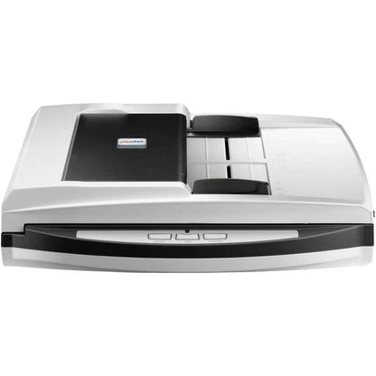 Plustek SmartOffice A4 Scanner, CIS x2 Image Sensor, 50 Sheets ADF Capacity, 1200 x 1200 dpi in Flatbed & 600 x 600 dpi in ADF, 40 ppm/80 ipm Scanning, White / Black | PL4080