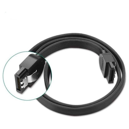 UGREEN SATA 3 Data Cable 0.5m | High-Speed SATA III 6Gbps Cable | Black | 30796