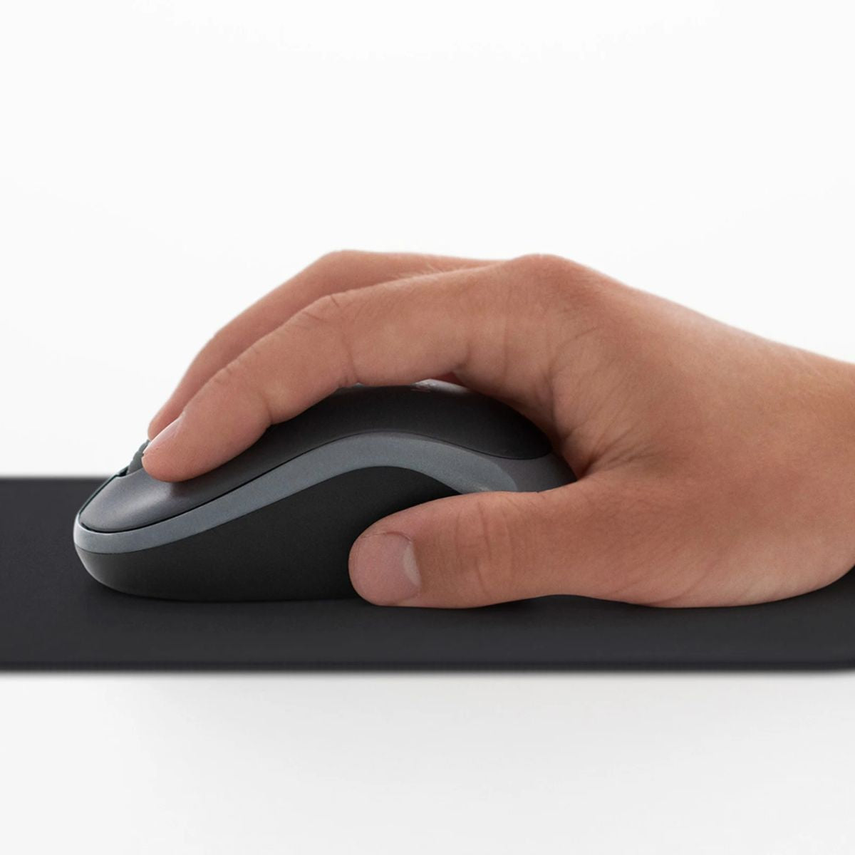 Logitech M185 Wireless Mouse, No software or setup hassles-start, Advanced 2.4 GHz wireless connectivity, 1 AA batteries - Swift Gray | 910-002235