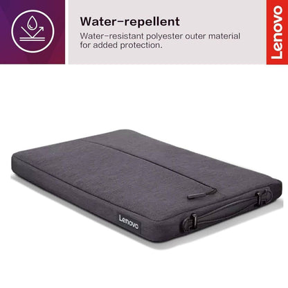 Lenovo Urban Laptop Sleeve for 13" Notebook | Water Resistant | Padded Protection | Accessory Storage | Extendable Handle | Charcoal Grey | GX40Z50940
