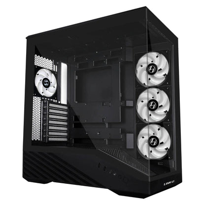 Lian Li Vector V100 Mid-Tower PC Case, 4x 120mm ARGB Fans, 360mm Radiator Support, Dual Tempered Glass
