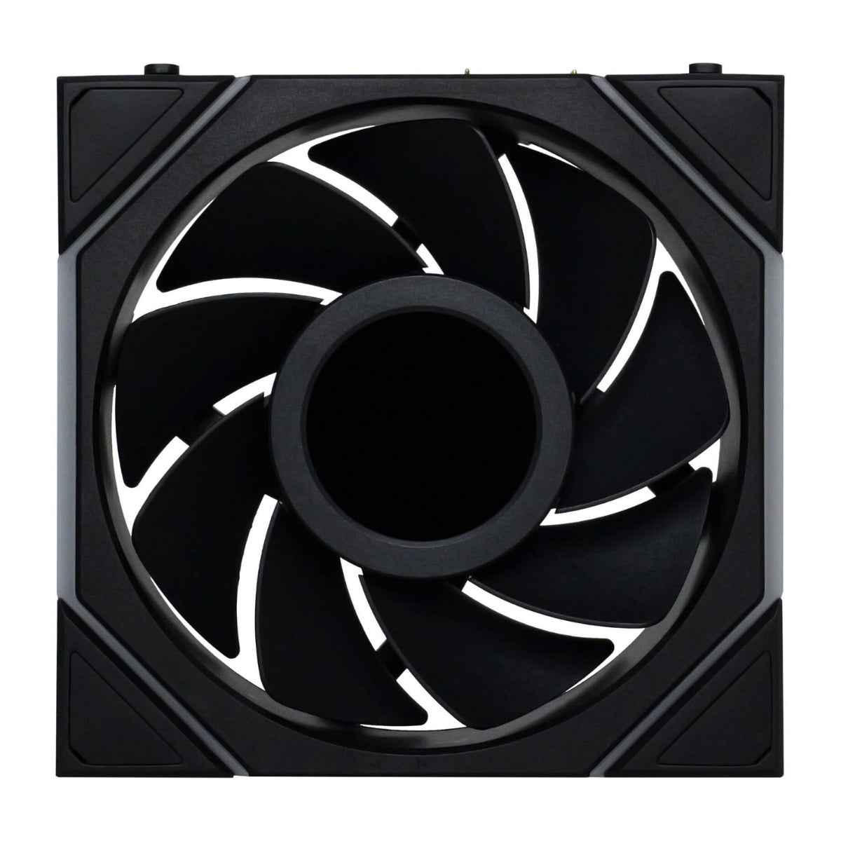 Lian-Li UNI FAN TL120 LCD Reverse Blade Wireless Case Fan – 1900 RPM, 54.3 CFM Airflow, Fluid Dynamic Bearing, Single Pack | Black / White
