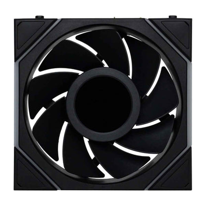 Lian-Li UNI FAN TL120 LCD Reverse Blade Wireless Case Fan – 1900 RPM, 54.3 CFM Airflow, Fluid Dynamic Bearing, Single Pack | Black / White