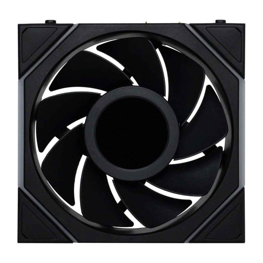 Lian-Li UNI FAN TL120 LCD Reverse Blade Wireless Case Fan – 1900 RPM, 54.3 CFM Airflow, Fluid Dynamic Bearing, Single Pack | Black / White