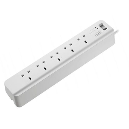 APC PM5-UK – 5-Outlet 230 V Surge Protector for Home & Office