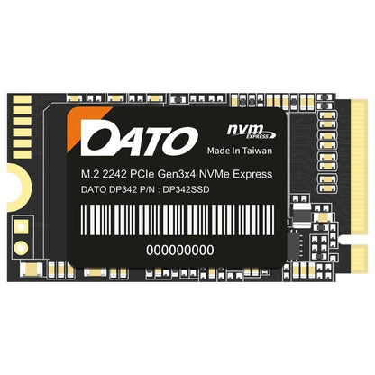 DATO DP342 512GB M.2 2242 NVMe SSD | PCIe Gen3 x4 | Up to 2500MB/s Read | 1700MB/s Write