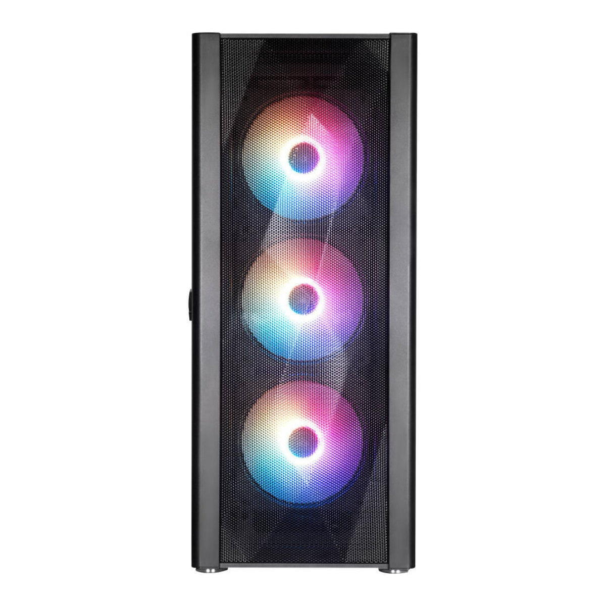 GALAX ALLSYNC Mid Tower ATX PC Case Tempered Glass Side Panel Remote Customization Peak Airflow Fits Up to 6*120mm Fans 360mm Radiators USB 3 0/2 0 HD Audio |Black