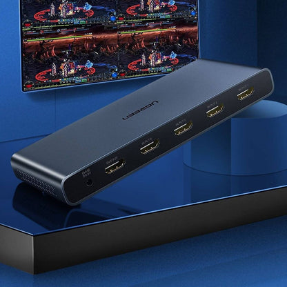 UGREEN CM201 4-in-1 HDMI Splitter Quad Multi-Viewer Switch | 1080P @ 60Hz | HDCP 1.2 | Black | 50745