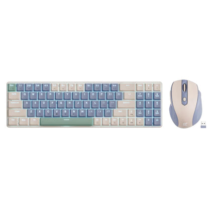 Redragon BS-8772 Keyboard + Mouse Combo, 94 Key, Low Profile, English Layout, 2.4GHz Adapter Interface, Wireless Connectivity, Numeric Keys | BS-8772
