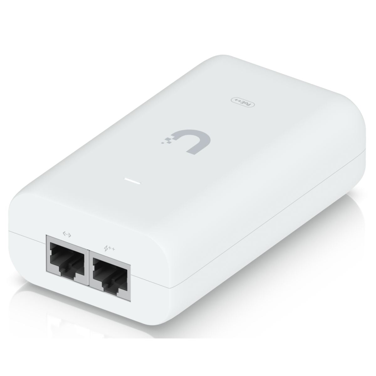 Ubiquiti PoE++ Adapter (60W), RJ45 Shielded Socket, IEC-320 C6 AC Connector, White |PoE++