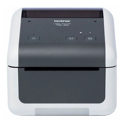 Brother TD 4420DN Label Printer, Network Connectivity, Prints Durable Labels From 19mm Up to 118mm, Black, Professional Label Printer for Business, Medium | TD-4420DN