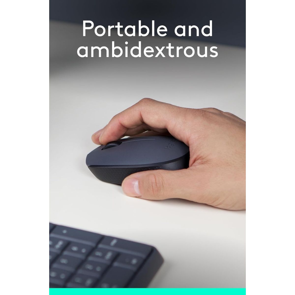 Logitech M170 Wireless USB Mouse | 2.4GHz Wireless Technology | Optical Tracking | Up to 10m Wireless Range | Gray | 910-004642
