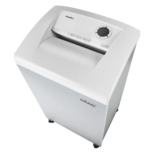 Dahle Departmental Shredder Model 710 | Cross-Cut | Heavy-Duty Professional Document Shredder | 86.5 × 54.5 × 43.5 cm | White | DHL 40434-06968