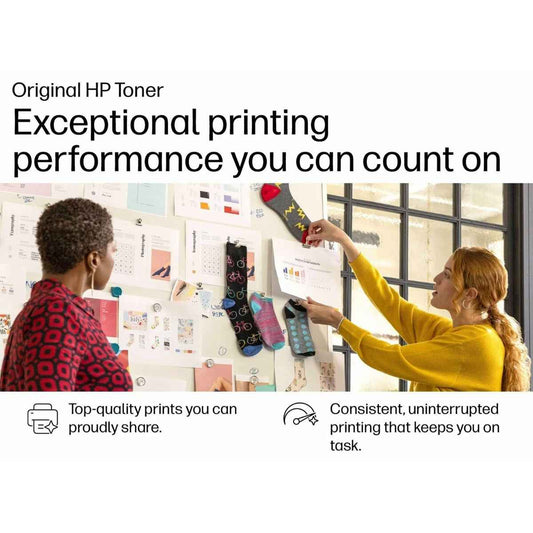 HP 107A Black Original Laser Toner Cartridge – Reliable Sharp Printing, Genuine HP Performance, Black | W1107A