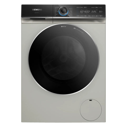 Siemens iQ700 WG56B20XGC 10 kg Front Load Washing Machine – 1400 rpm, iSensoric, speedPack, Silver Inox