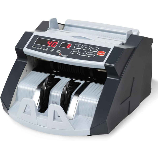 Cassida 5510 UV Efficient Bill Counter Machine for Retail, 1300 Notes Per Minute, Count, Batch, Add, Add+Batch Operations, LED 4/3 Display, Back Loader Bill Loading Style | 5510