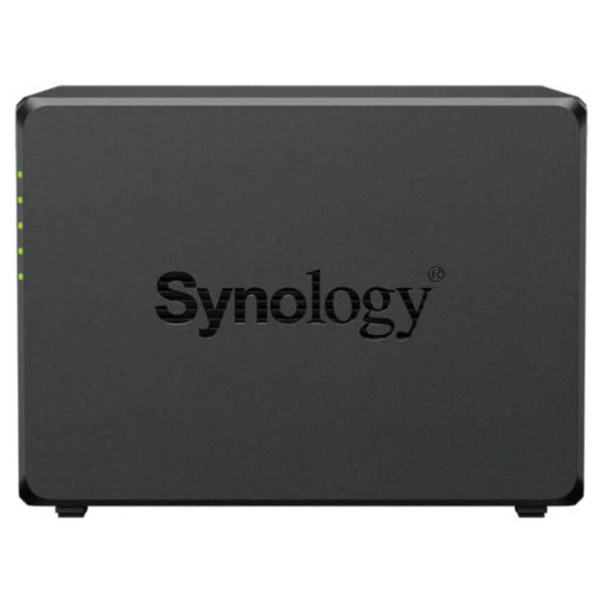 Synology DiskStation DS925+ 4-Bay NAS Server | AMD Ryzen V1500B Processor | 4GB RAM | Hot-Swappable Drive Bays | NVMe SSD Support | Black | DS925+
