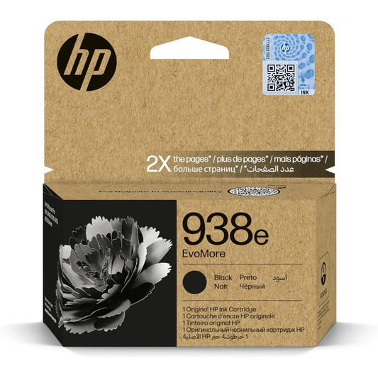 HP 938e EvoMore Original Ink Cartridges | Black, Cyan, Magenta & Yellow | High-Yield Genuine HP Ink for OfficeJet Pro Printers
