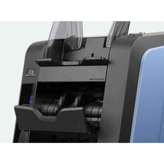 Kisan K5 Desktop high speed 4+1 Pocket Fitness Sorter, 1000 Banknotes Hopper Capacity, 200 Banknotes Stacker Capacity, 20 Auto/Mix (20), Face & Orientation, S/N (OCR), Up to 48 Currencies