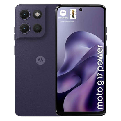 Motorola Moto G17 Dual SIM Smartphone, 4GB RAM, 256GB Storage, 6.88" HD+ 120Hz Display, 50MP AI Camera, 4G LTE, Android 15, UAE Version