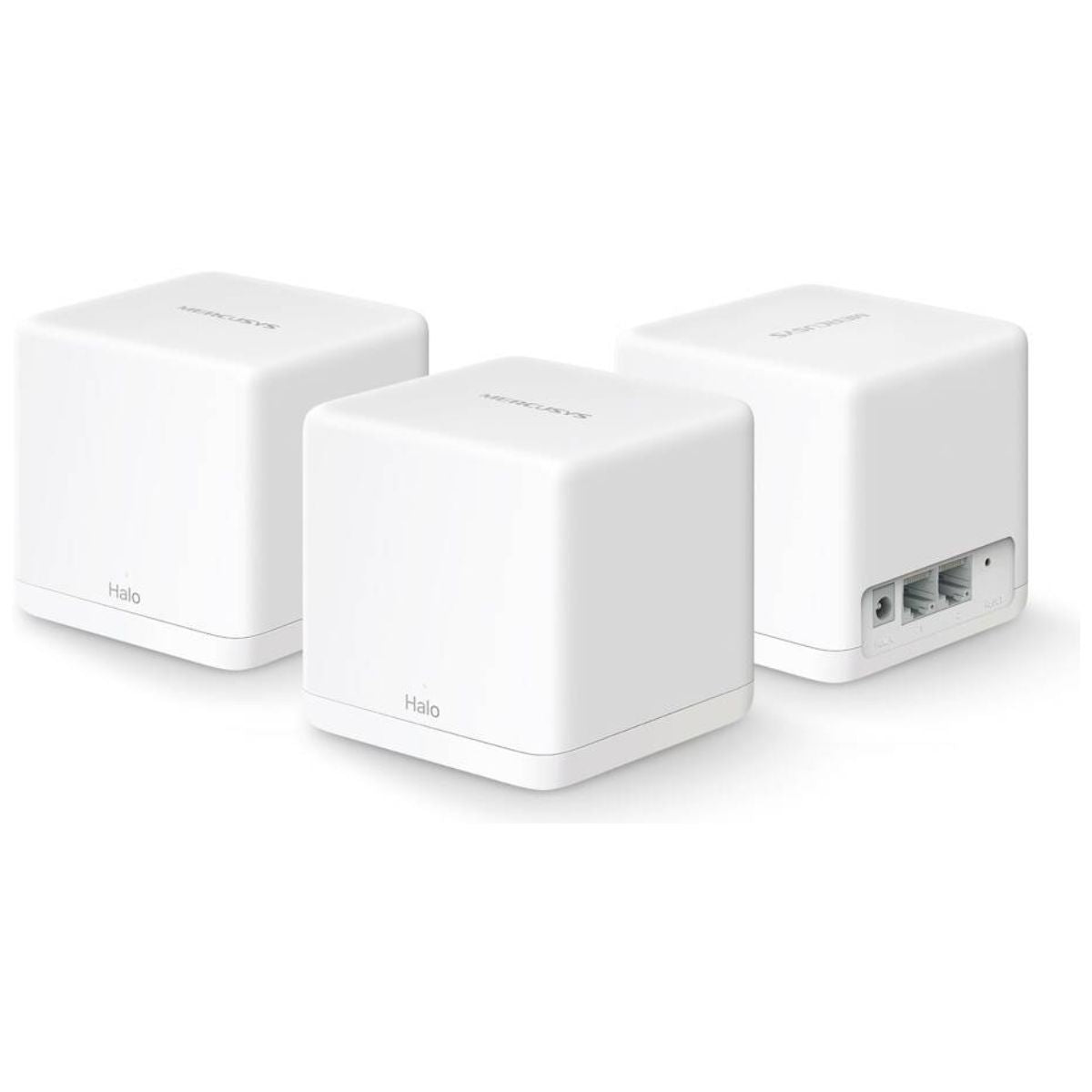 MERCUSYS Halo H30G AC1300 Whole Home Mesh Wi-Fi System | 3-Pack | Up to 1.3 Gbps | Dual Band | 3,500 sq. ft. Coverage | Gigabit Ports | White