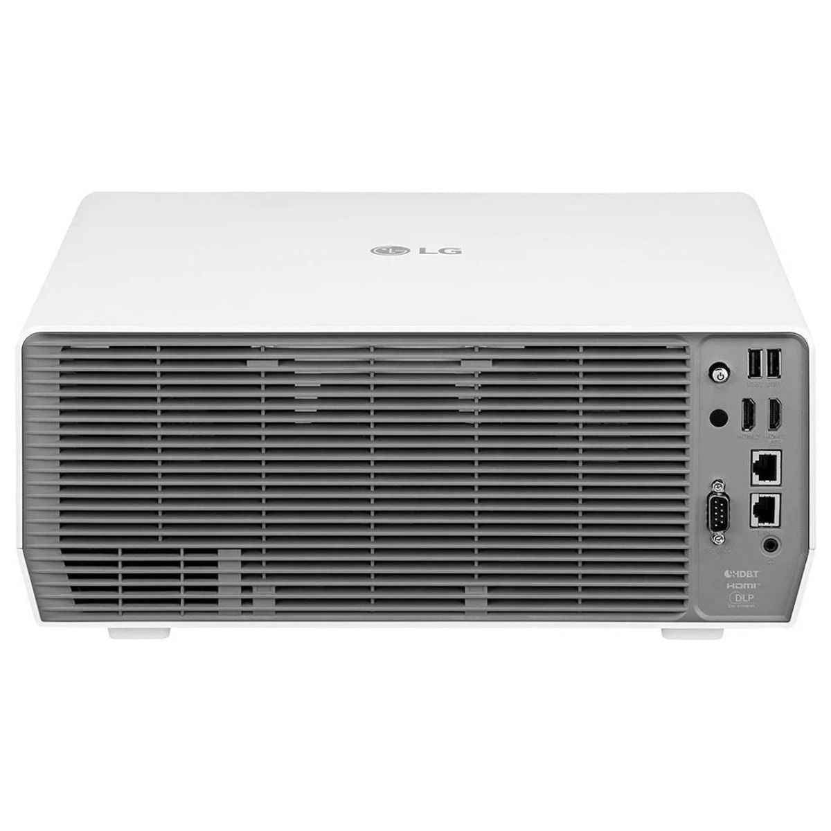 LG ProBeam BU60RG 4K UHD Laser Projector, 6000 ANSI Lumens, 3840x2160 Resolution, 12 Point Warping, Wireless/BT Connection, 1.6x Zoom, HDR10 Compatible, 2xHDMI/USB, White | LGBU60RG.AMA