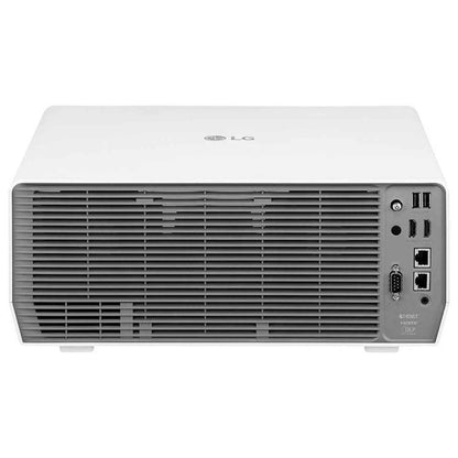 LG ProBeam BU60RG 4K UHD Laser Projector, 6000 ANSI Lumens, 3840x2160 Resolution, 12 Point Warping, Wireless/BT Connection, 1.6x Zoom, HDR10 Compatible, 2xHDMI/USB, White | LGBU60RG.AMA