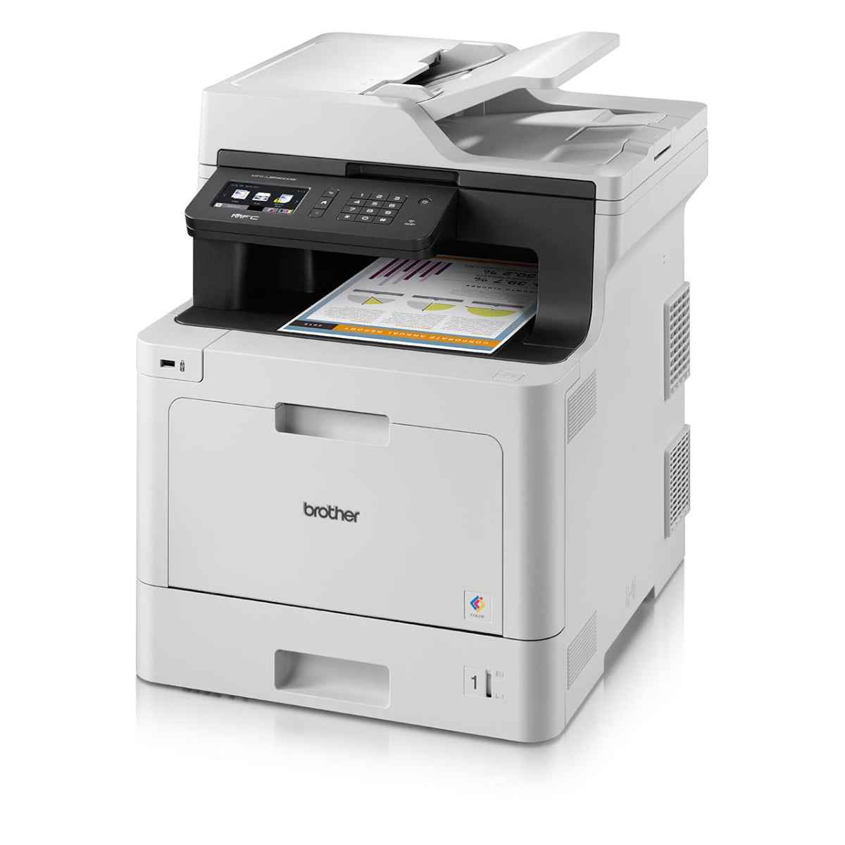 Brother MFC-L8690CDW Wireless All-in-one Laser Printer, Full Color With Advanced Duplex Printing, Gigabit Ethernet, High Yield Tonner | 8CE82300141
