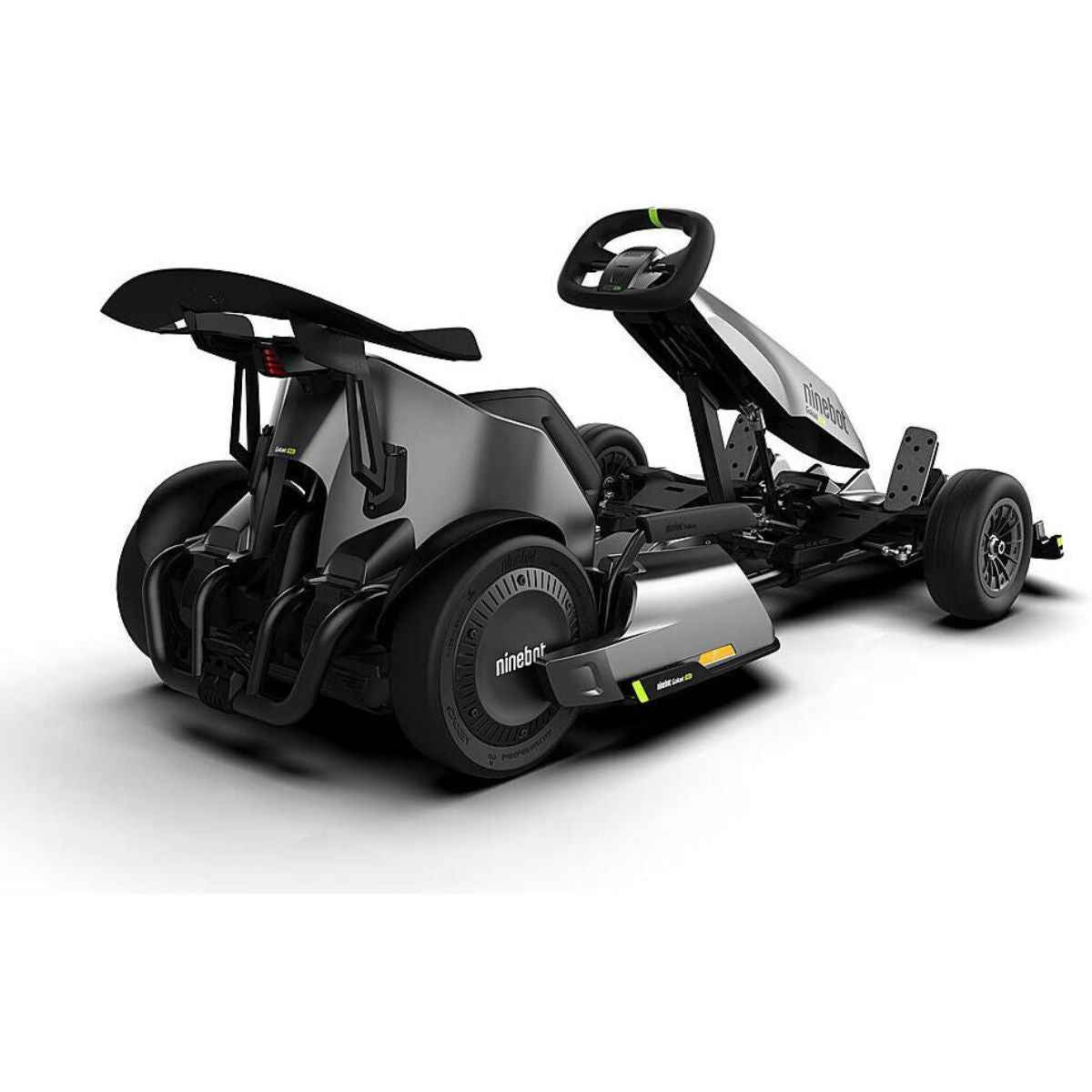 Segway-Ninebot Electric GoKart Pro | Up to 37 km/h Speed | 96 Nm Max Torque | 25 km Range | 4 Riding Modes | Adjustable Frame | 100 kg Payload | Gray | N3M432