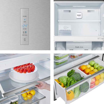 Hisense 729L Gross / 557L Net Top Mount Refrigerator –  RT3N729NBI, Total No Frost & Inverter Compressor