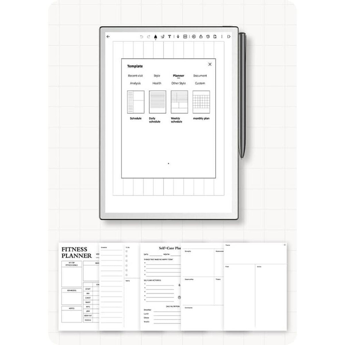 iFLYTEK AINOTE 2 Paper Tablet, 10.65" E-Ink Display, AI Voice Transcription & Handwriting OCR, Ultra-Thin Digital Notepad