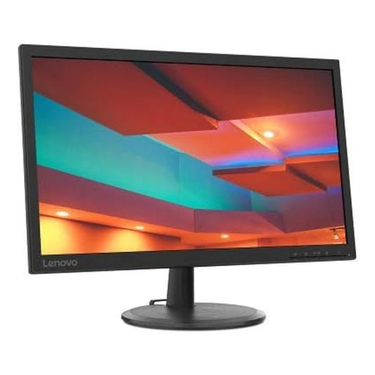 LENOVO C22-20  21.5 Inch FHD Monitor, (1920x1080) TN Display,Response Time 5 ms, Refresh Rate 75 Hz, Vga+Hdmi, Cable Included VGA 1Yrs Black