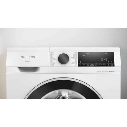 Siemens iQ300 WG44A100GC 9kg Front-Load Washing Machine – 1,400 rpm, stain Removal, White Finish