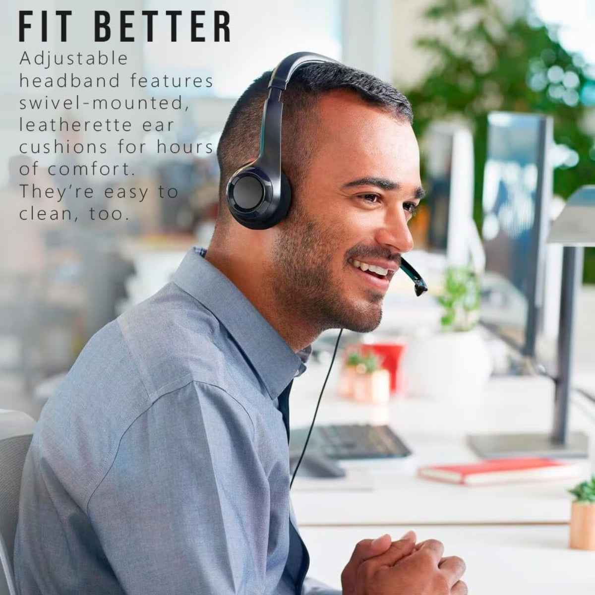 Logitech H390 USB Headset with Noise-Canceling Mic – Digital Stereo Sound & Plug-and-Play USB-A Connectivity
