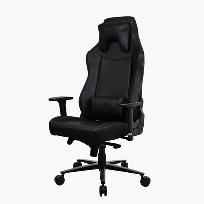 Arozzi Vernazza XL Soft PU Leather Ergonomic Office & Gaming Chair | High Backrest | Reclining | Adjustable Lumbar & Neck Support | Black