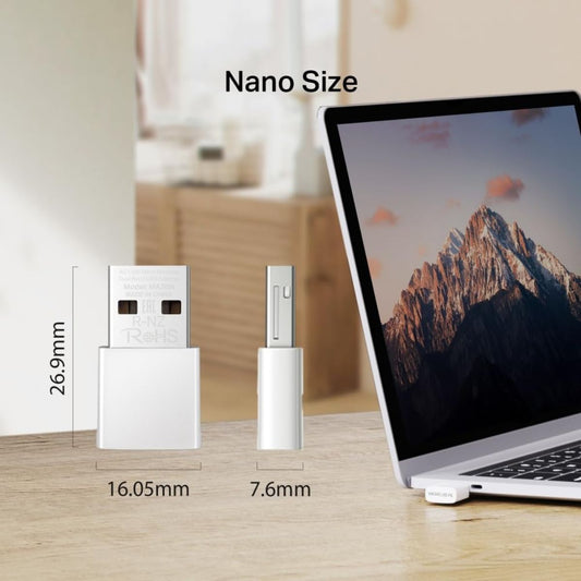 MERCUSYS MA30N AC1300 Nano Wi-Fi Adapter | Dual-Band 1267 Mbps | USB 2.0 | Internal Antenna | WPA3 | Black