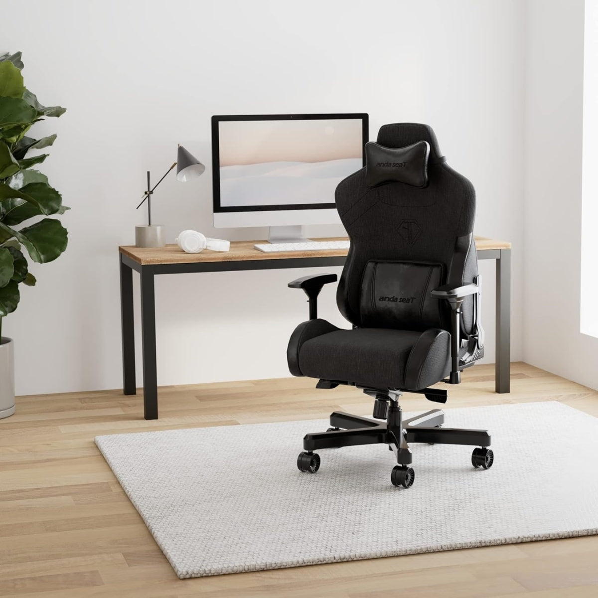 AndaSeat T-Pro II Premium Gaming Chair, 4D Armrests, Memory Foam Neck Pillow & Lumbar Support