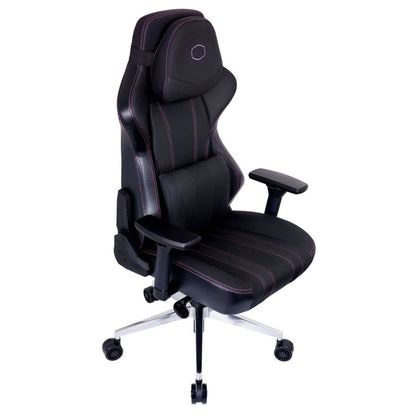 Cooler Master Caliber X2 Gaming Chair | Adjustable Lumbar Support | 180° Recline | Unibody Cold Molded Foam | Steel Frame | 75mm Silent Caster | 4D Armrest | Black