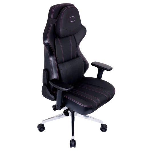 Cooler Master Caliber X2 Gaming Chair | Adjustable Lumbar Support | 180° Recline | Unibody Cold Molded Foam | Steel Frame | 75mm Silent Caster | 4D Armrest | Black