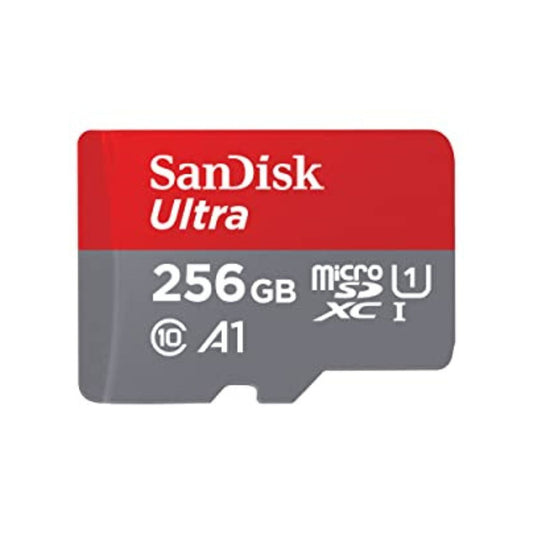 SanDisk Ultra 256GB microSDXC UHS-I Card | A1 | Class 10 | Up to 120MB/s | SDSQUNR-256G-GN3MN