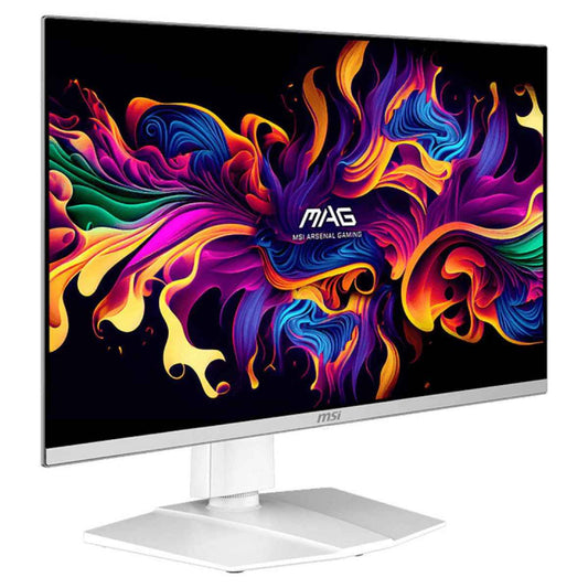 MSI MAG 272QPW X28 Gaming Monitor, 27" QD-OLED Display, QHD Resolution, 0.03ms (GtG) Response Time, 280Hz Refresh Rate, Adaptive-Sync Technology, White | MAG-272QPW-QD-OLED-X28