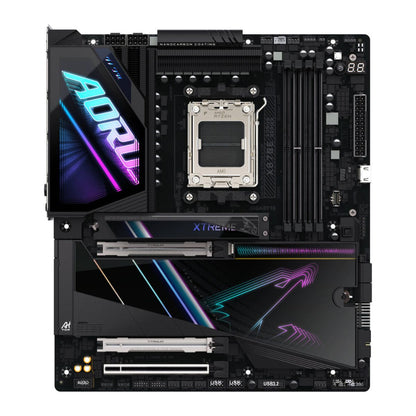 GIGABYTE X870E Aorus XTREME AI TOP E-ATX AM5 Motherboard, AMD X870E Chipset, 4x DDR5 DIMM Slots, Up to 256GB Max Memory, 2x PCIe 5.0 x16 Slot, 4x M.2 Slots | X870E-A-XTREME-AI-TOP