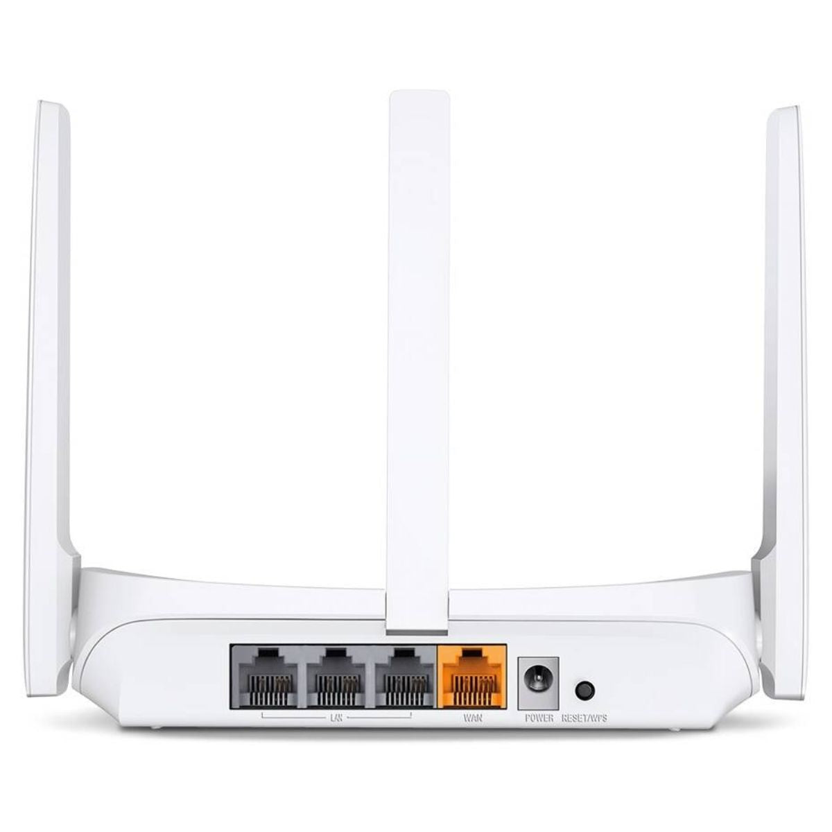 MERCUSYS MW306R N300 Wi-Fi 4 Wireless Router | 300 Mbps 2.4 GHz | 3 External Antennas | 1× 10/100 Mbps WAN | 3× 10/100 Mbps LAN | White
