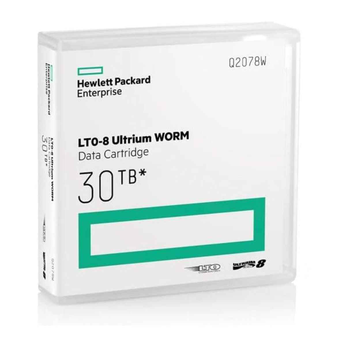 HPE 30TB LTO-8 Ultrium RW Data Cartridge, 12TB Native Capacity, Up to 700 MB/s Transfer Speed, FIPS 140-2 Level 1 Encryption, Rewritable