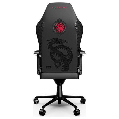 Cybeart House Targaryen Licensed Edition Gaming Chair | Supreme PU Leather | Cold-Cured Foam | 4D Armrests | 165° Recline | 150kg | Targaryen
